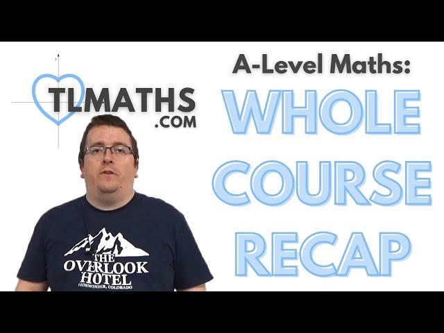 A-Level Maths WHOLE COURSE RECAP