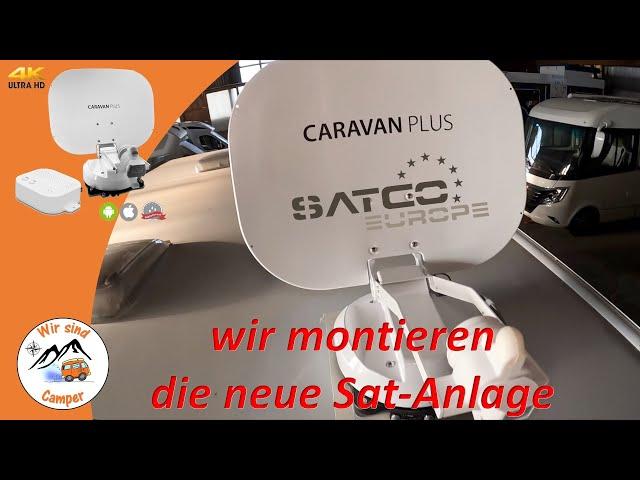 Montage und Vorstellung der neuen Automatische Sat-Anlage Caravan Plus von Selfsat