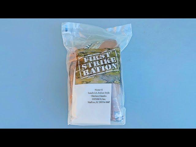 2022 US 24 Hour Ration MRE  Menu #2 Meal Ready to Eat Taste Testing