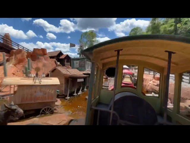 Big Thunder Mountain Roller Coaster Front Seat HD POV - Magic Kingdom Walt Disney World