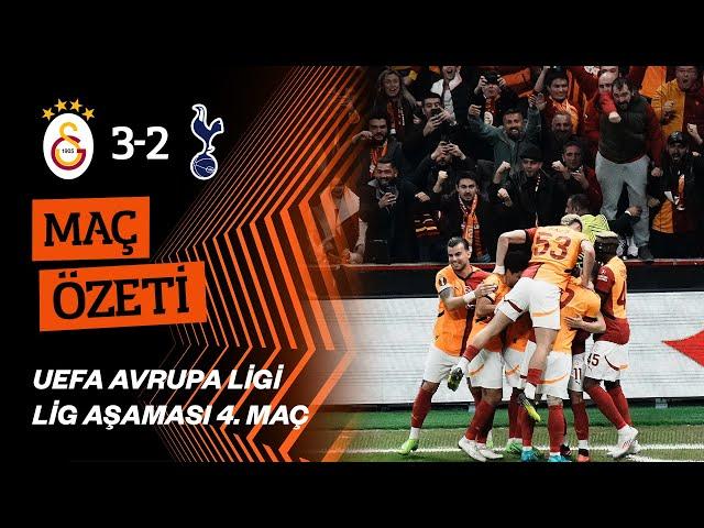  ÖZET | Galatasaray 3-2 Tottenham (UEFA Avrupa Ligi - Lig Aşaması 4. Maç)