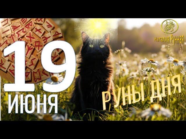 РУНА ДНЯ / Рекомендации от Наталии Рунной на 19 июня 2025г