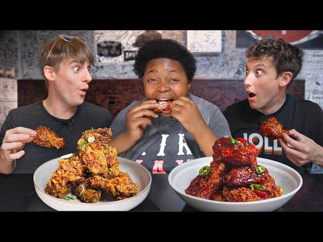 Chicken Expert tries Korean Chicken for the first time!