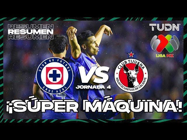 Resumen y goles | Cruz Azul vs Tijuana | Liga Mx - CL2024 J4 | TUDN