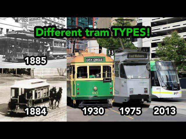 Melbourne Tram - History of Rollingstock!