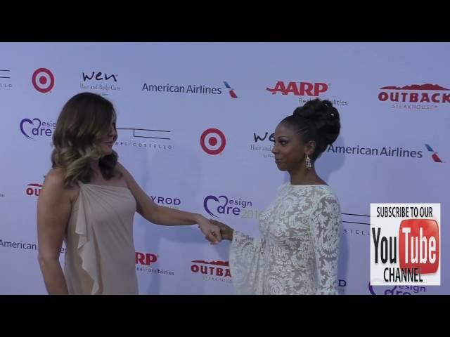 Daisy Fuentes and Holly Robinson Peete at the 18th Annual DesignCare Gala at Sugar Ray Leonards Hous