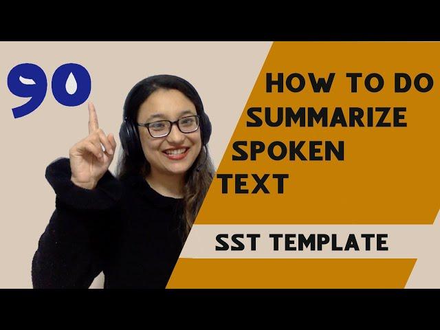 SST(Summarise spoken text) template explained ! Tricks & Tips | Milestone Study | Best PTE institute