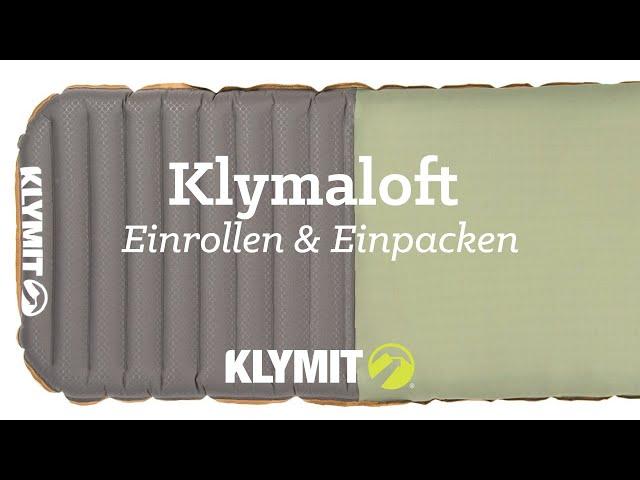 Klymit Germany - KLYMALOFT - Einrollen & Einpacken