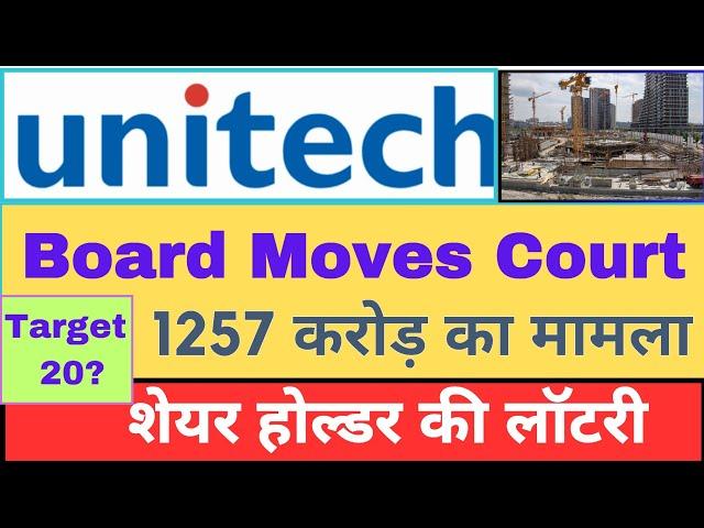 Unitech Ltd share stock resolution plan latest news today #Unitechshare