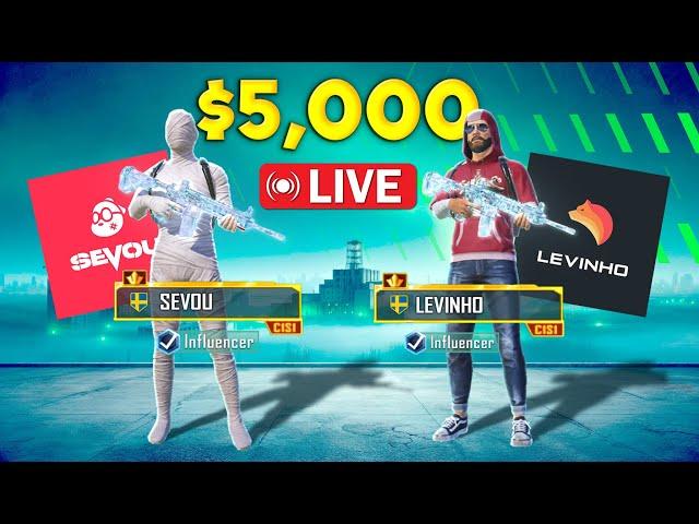  $5000 Tournament Sevou & @Levinho LIVE  PUBG MOBILE WEU DUO INFLUENCER INVITATIONAL