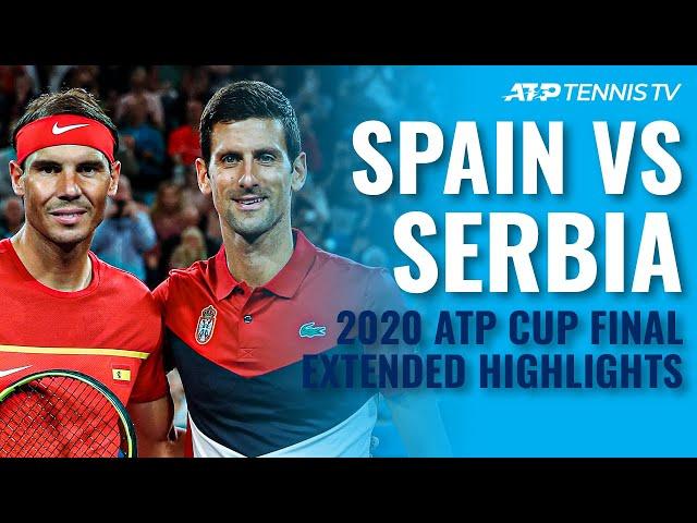 Nadal & Spain vs Djokovic & Serbia | ATP Cup 2020 Final: Extended Highlights