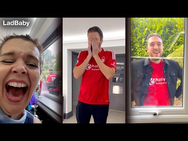 When Mum pranks Dads football shirt! 