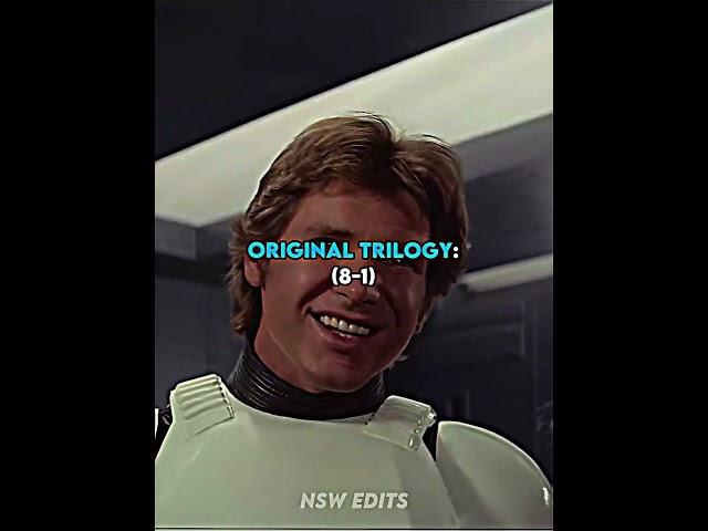 Original Trilogy VS Sequel Trilogy(Star Wars)