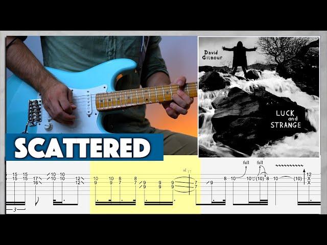 David Gilmour - SCATTERED Guitar Solo Tutorial (+ Tabs) | Luck and Strange