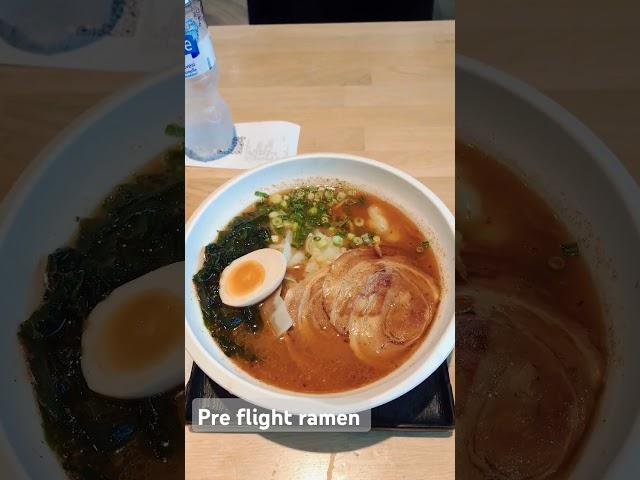 Pre-flight ramen