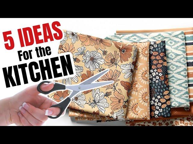 5 SEWING PROJECTS for the KITCHEN | 5 SEWING ideas for the home