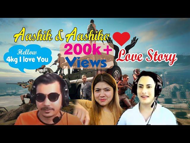 4K Gaming Nepal fall in love with my teammate // Ashik and ashika Love story Sodeep YT