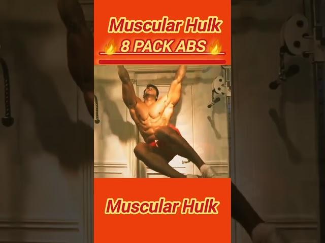 8pack abs| muscular Hulk #bodybuilding #gym #gymmotivation #bodybuilder #hulk #gymlover #muscular