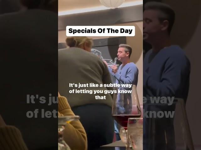 Specials Of The Day | Standup Comedy | Chris Trotta
