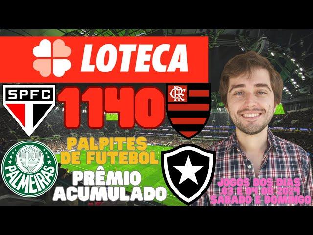 LOTECA 1040 ACUMULADA - PALPITES DE FUTEBOL - JOGOS DOS DIAS 03 E 04 08 2024 - SÁBADO E DOMINGO!