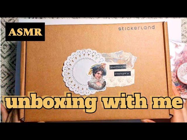 ASMR/스티커랜드 스타트패키지 시즌7 & 활용다꾸/haul/unboxing/하울/빈티지/scrapbook/journal