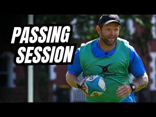 12 Min Individual Skill Session | @rugbybricks | 1m Box Rugby Passing | Peter Breen