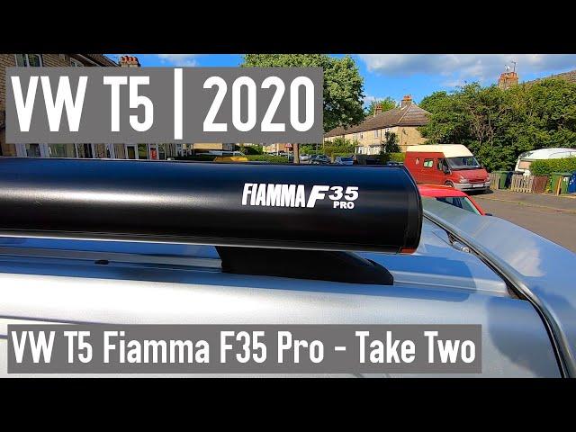 Fitting a Fiamma F35 Pro Awning on a VW T5 - Take 2