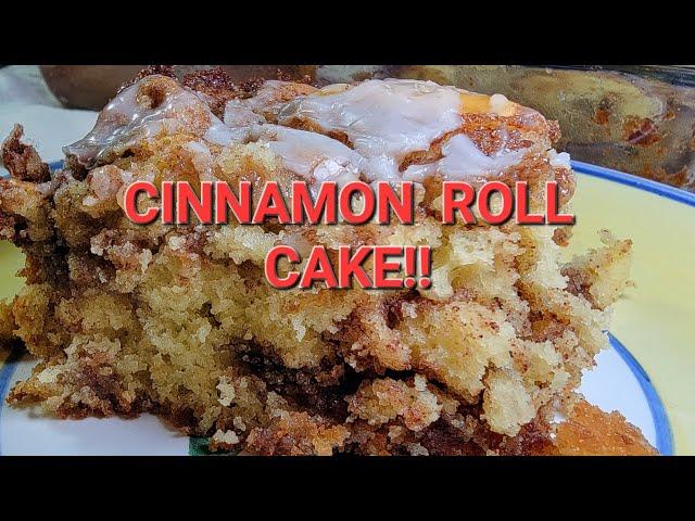 Cinnamon Roll Cake