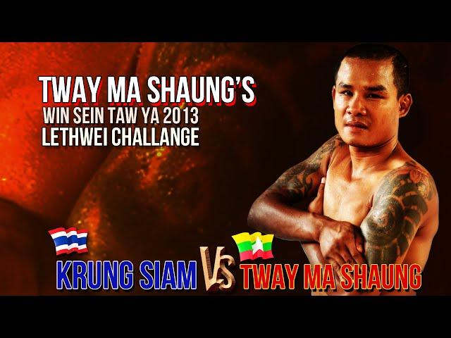 Tway Ma Shaung  63 kg Vs Krung / Petchtae Tor, MaxMuayThai 79 kg  -  Myanmar Lethwei, Lekkha Moun