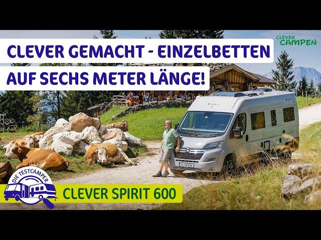 Clever Vans Spirit 600: Einzelbetten im Kompaktformat – Lösung für Platzmangel im Kastenwagen!