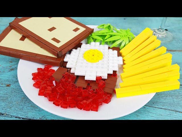 Lego Sandwich - Lego In Real Life | Stop Motion Cooking & ASMR