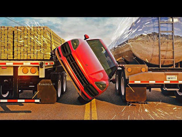 Dangerous Driving and Car Crashes #07 [BeamNG.Drive]