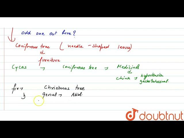 Pine, mango, Cycas, fir  | 7 | KINGDOM CLASSIFICATION I | BIOLOGY | ICSE | Doubtnut