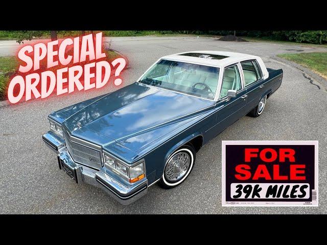 1985 Cadillac Brougham D’Elegance ONE OF A KIND 39k miles 1 Owner FOR SALE by Specialty Motor Cars