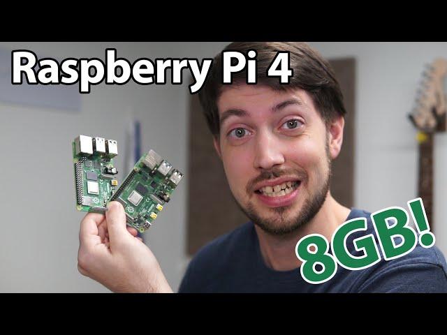 Raspberry Pi 4 goes 8GB, Pi OS goes 64 bit!