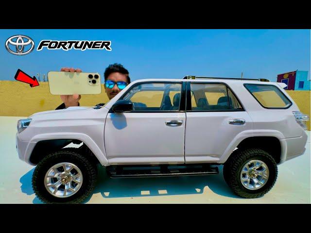 RC Toyota Fortuner Car Unboxing & iPhone Track Test - Chatpat toy TV