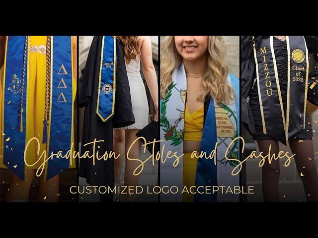 Custom Graduation Stoles and Sashes