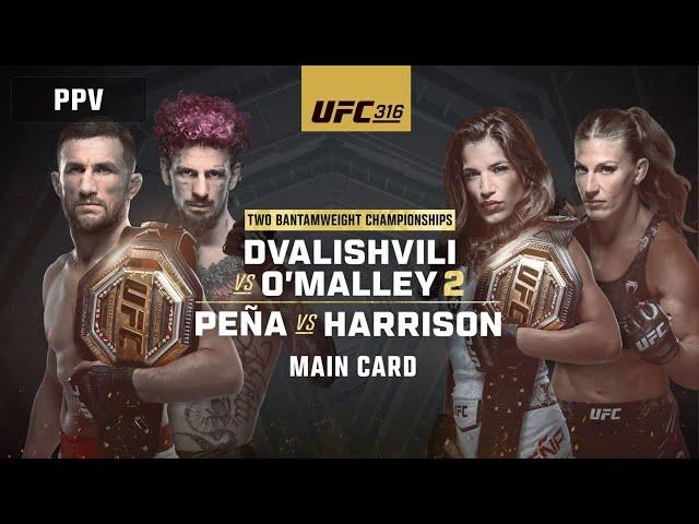 Смотрим UFC 316 Мераб Двалишвили vs Шон О'Мэйли 2