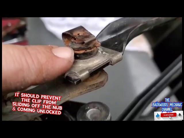 DIY Repairing Retaining Clip on Ford E250 Van Wiper Linkage On the Motor Shaft #HowToBasics