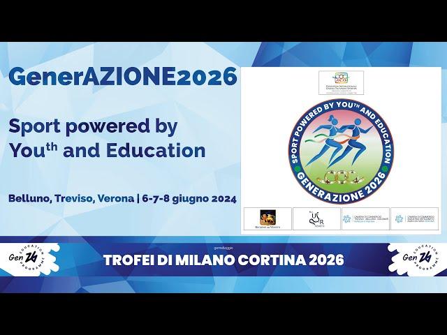 GenerAZIONE2026 -Sport powered by youth and education