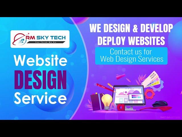 WEB DESIGN SERVICES || RM SKY TECH || PONDICHERRY