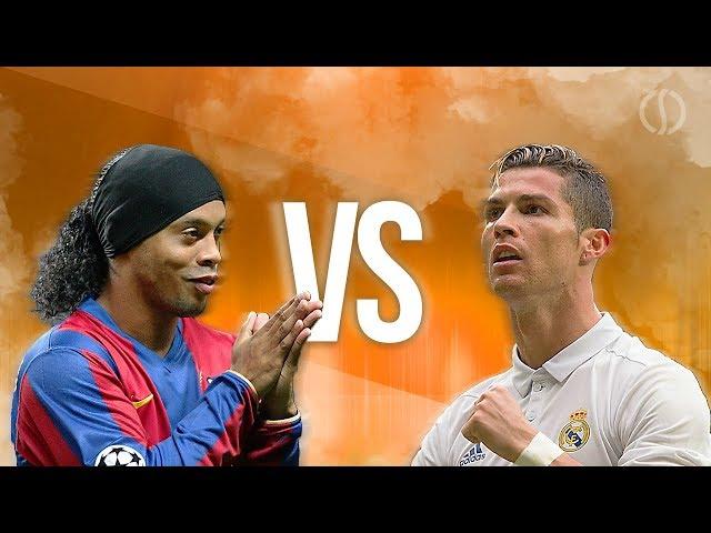 Ronaldinho VS Cristiano Ronaldo ► Splendid Dribbling Skills & Goals