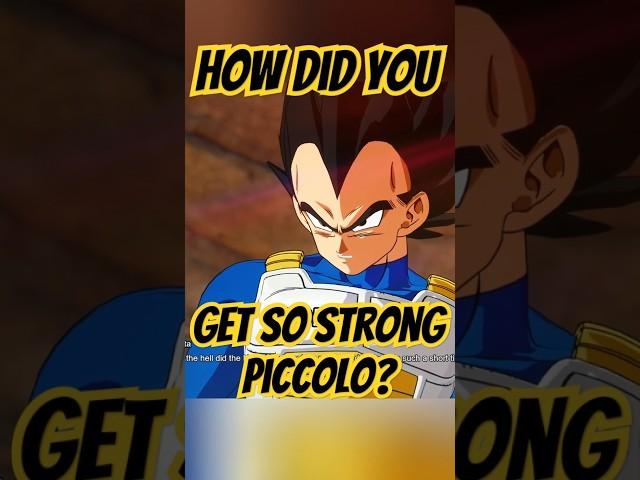 Piccolo impressed Vegeta