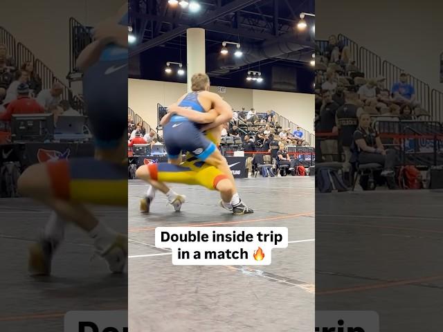 Benji Peak hit his signature “double inside trip” in a match 