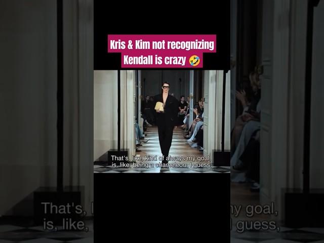 Kendall Jenner was not recognized by Kim & Kris during a fashion Show event