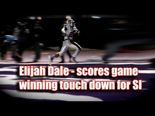 Elijah Dale - SI wins CCS Open Division against Bellarmine