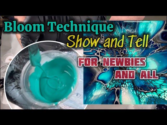 394. Fluid Art Fundamentals, Easy to Follow Bloom Technique, TIPS Throughout #acrylicpainting