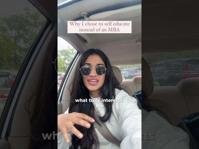 MBA is overrated?