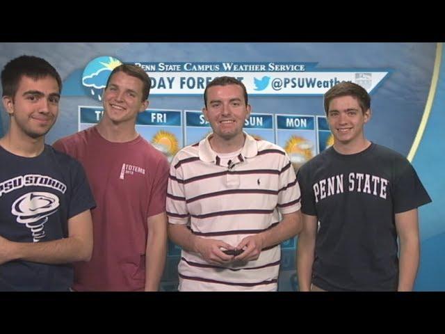Campus Weather Service Thursday Afternoon Forecast