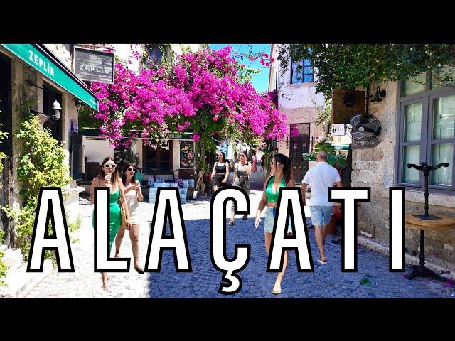 Alaçatı İzmir 2024 gezisi - walking tour 4K #alaçatı #izmir